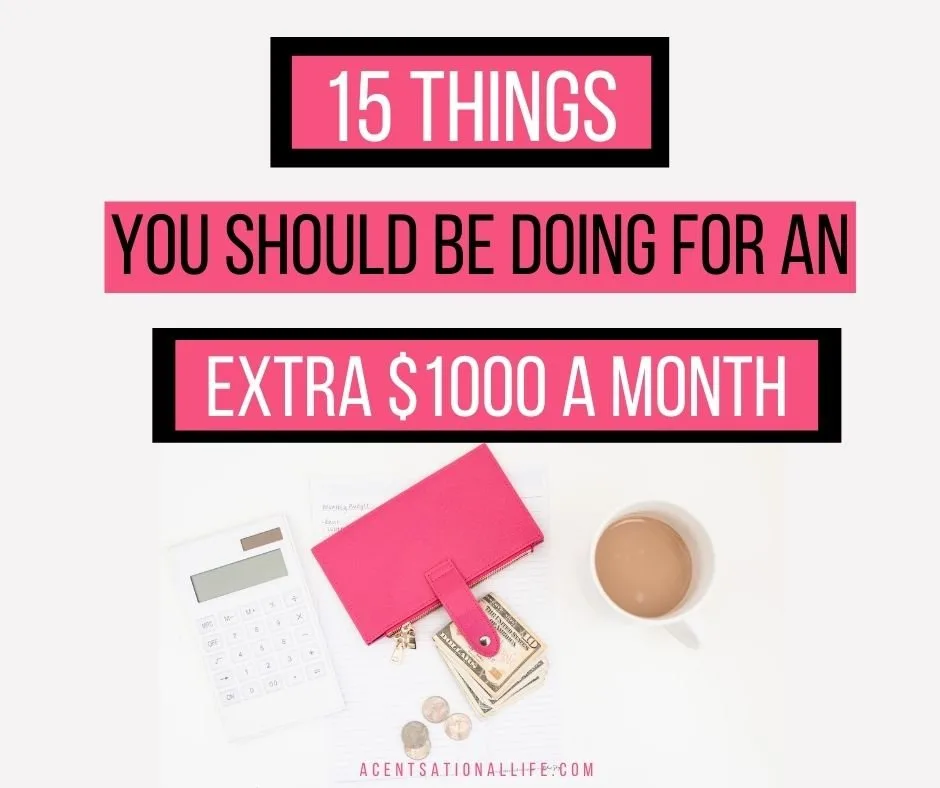 Make an extra $1000 a month