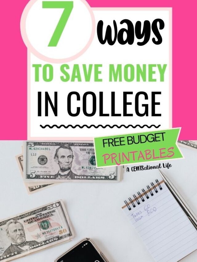 7 Budgeting Tips For College Students