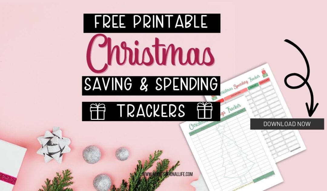 Free Printable Christmas Savings Tracker &amp; Spending Tracker - A ...