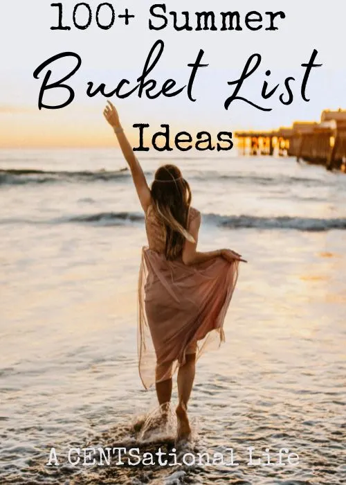 Summer bucket list ideas